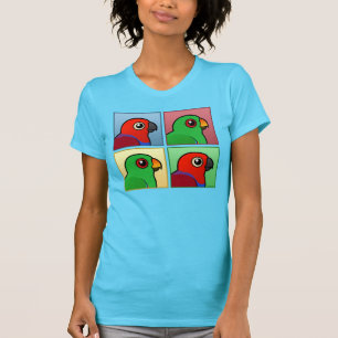 T-shirts Quatro cor Eclectus