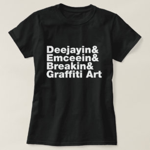 T-shirts Quatro Elementos de Hip Hop