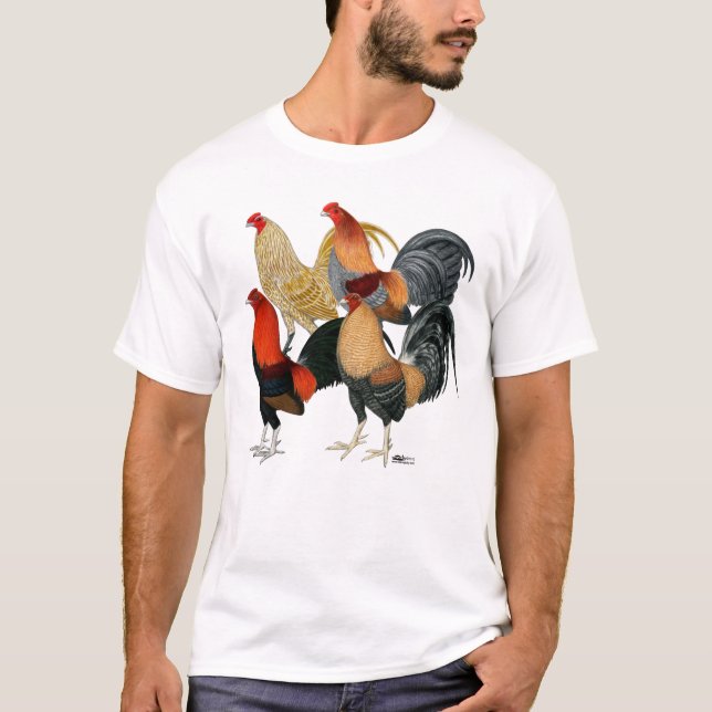 T-shirts Quatro Galos de Briga (Frente)