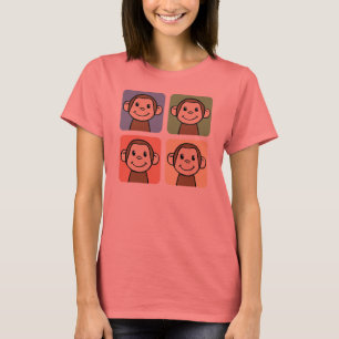 T-shirts Quatro macacos