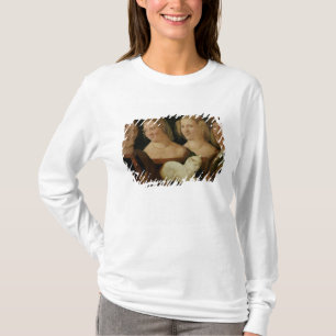 T-shirts Quatro pessoas que riem da vista de um gato