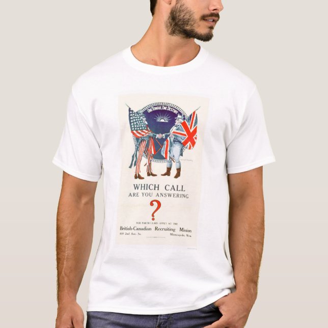 T-shirts Que chamada você está respondendo? (US02110) (Frente)