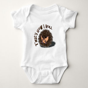 T-shirts "Que é como eu rolo" o ouriço rolado-acima