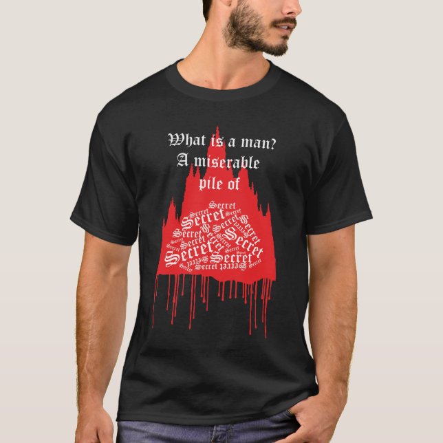 T-shirts Que é um homem? (Frente)