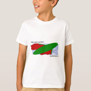 T-shirts Que é verde e voa? Salmoura super!