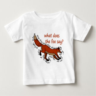 T-shirts Que faz a raposa diz?