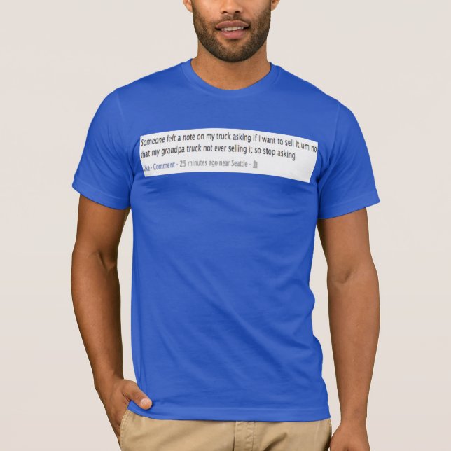 T-shirts Que meu caminhão do vovô (Frente)