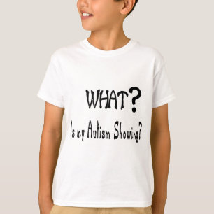 T-shirts que minha exibição do autismo?