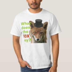 T-shirts Que o Fox diz?