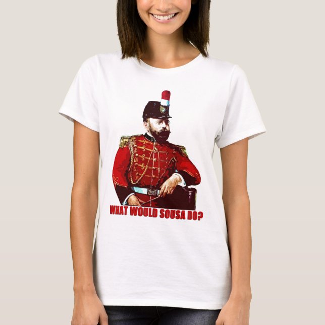 T-shirts Que Sousa faria? (Frente)