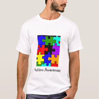 T-shirts quebra-cabeça do autismo, consciência do autismo