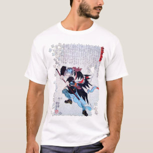T-shirts Quebra-cabeça Otaka Gengo Tadao do ronin de