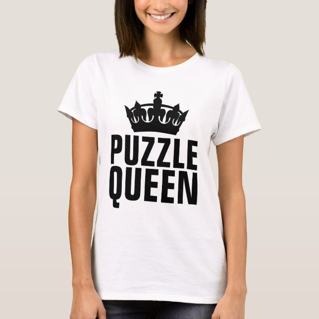 T-Shirts quebra-cabeça QUEEN (Frente)