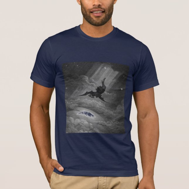 T-shirts Queda de Lucifer T (Frente)
