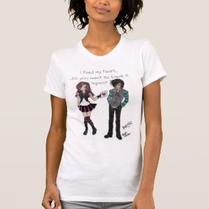 T-shirts queda no amor com a pessoa errada outra vez