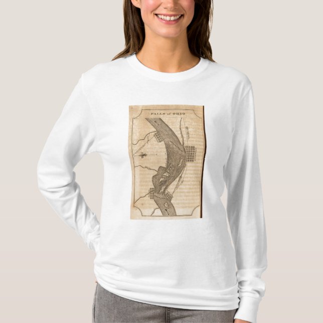 T-shirts Quedas de Ohio (Frente)