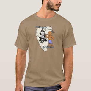 T-shirts ~ Queequeg "Harpooner principal" do "Moby-Pau"