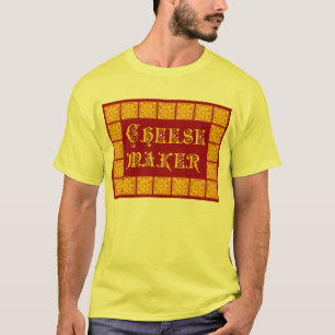 T-shirts Queijo-Criador Vintage Kitchen Art