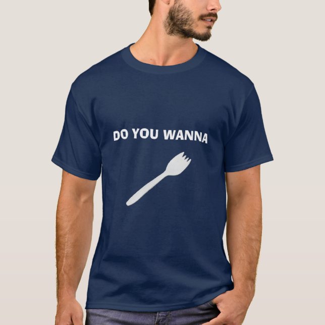 T-shirts Queira a Spork (Frente)