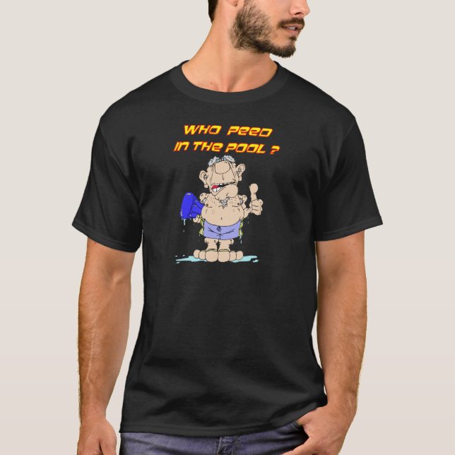 T-shirts Quem está na Piscina? (Frente)