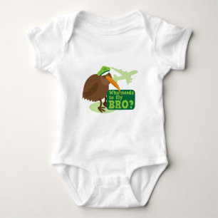 T-shirts Quem precisa de voar o bro? humor do pássaro do