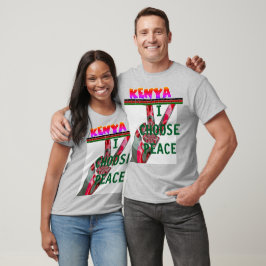 T-shirts Quênia: Eleição Presidencial Eu escolho paz