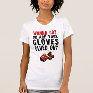 T-shirts Quer Ir? Força de Hóquei