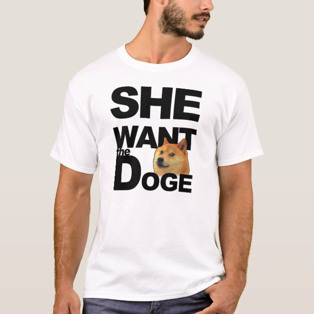 T-shirts Quer o Doge (Frente)
