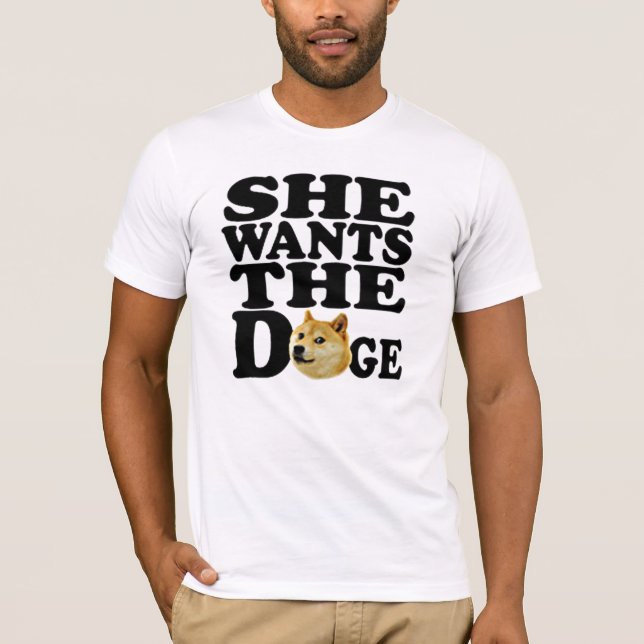 T-shirts quer o Doge (Frente)
