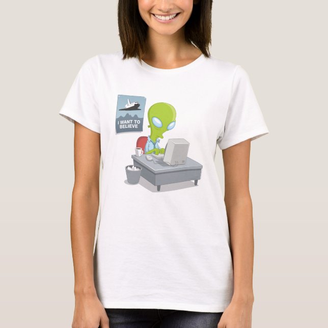 T-shirts Quero Acreditar (Frente)