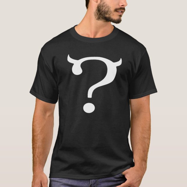 T-shirts Questionar [Comum-Vista] (Frente)