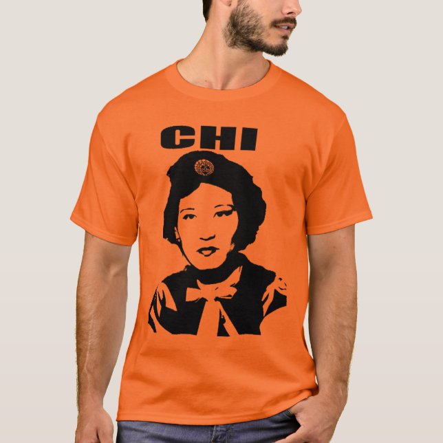 T-shirts qui -- alaranjado (Frente)