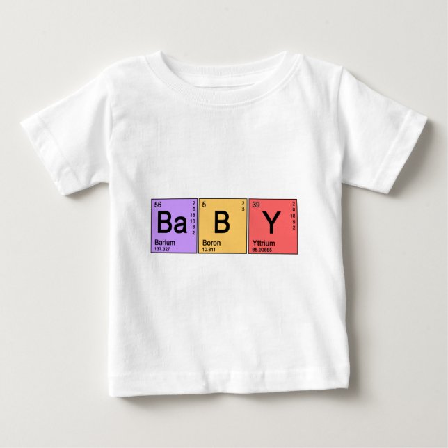 T-shirts Química - Bebê (Frente)
