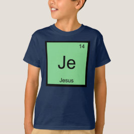 T-shirts Química do Nome Jesus Tabela Periódica Elemento