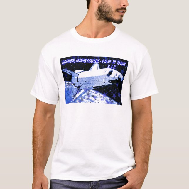 T-shirts R.I.P. Endeavor,Missão Compelet_ (Frente)