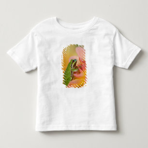 T-shirts Rã-arbórea-do-pacífico em flores no nosso jardim,