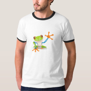T-shirts Rã-Árvore-Verde Animal Nature Parque Paz Destino