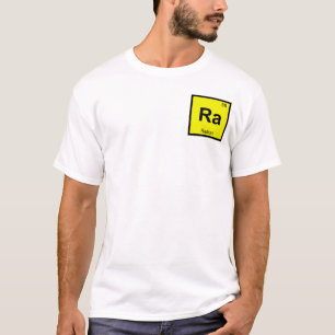 T-shirts Ra - Símbolo de Mesa Periódica de Química de Ra