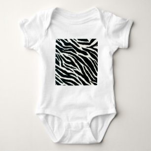 T-shirts RAB Rockabilly Zebra Imprime Preto e Branco