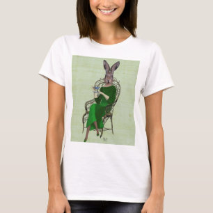 T-shirts Rabbit Bella Tomando Chá 3