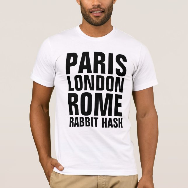 T-shirts RABBIT HASH Kentucky (Frente)