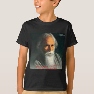 T-shirts Rabindranath Tagore Love Cote Presentes e Cartões