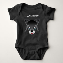 T-shirts Raccoon - Bebê Jersey Bodycase