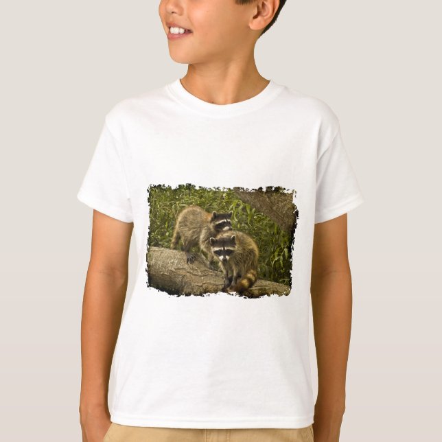T-shirts Raccoons (Frente)