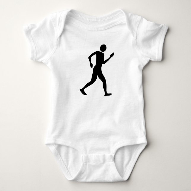 T-shirts Racewalk - preto (Frente)