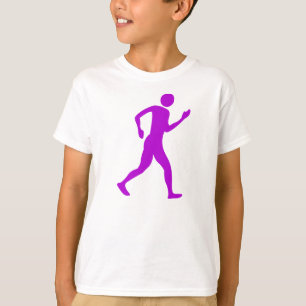T-shirts Racewalking - roxo