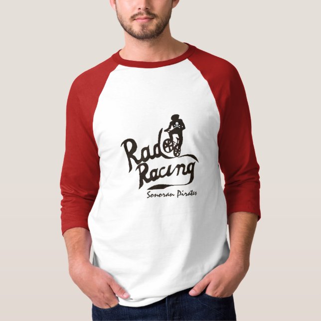 T-shirts RAD que compete o T doce de Bball - piratas de (Frente)