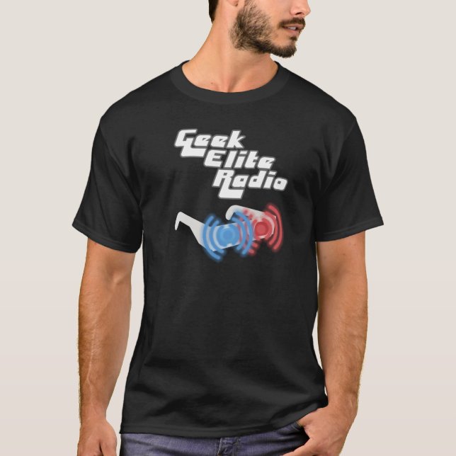 T-shirts Rádio da elite do geek (Frente)