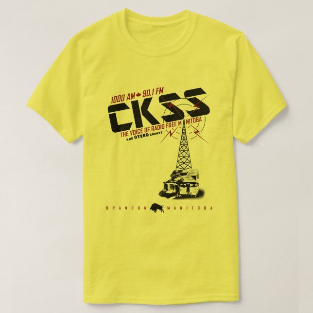 T-SHIRTS RÁDIO DE CKSS (Frente do Design)