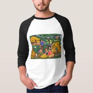 T-shirts Raglan básico 3/4